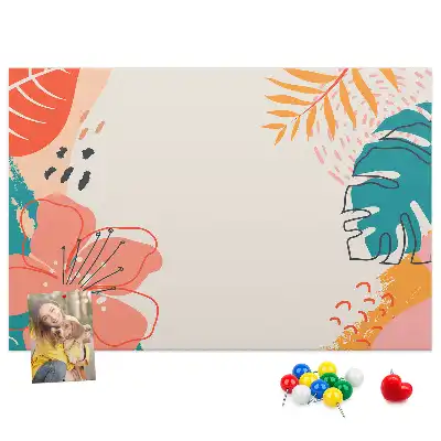Tableau en liège déco Vacances tropicales