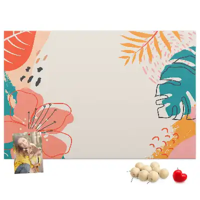 Tableau en liège déco Vacances tropicales