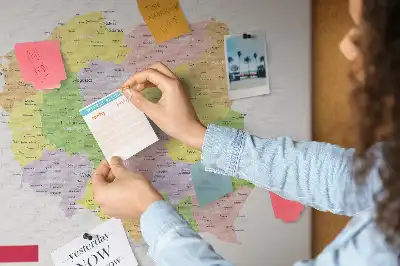 Tableau d’affichage en liège Cartographie du pays Pologne