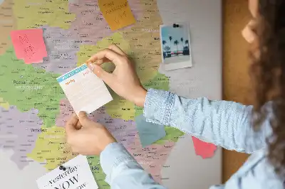Tableau d’affichage en liège Cartographie du pays Pologne