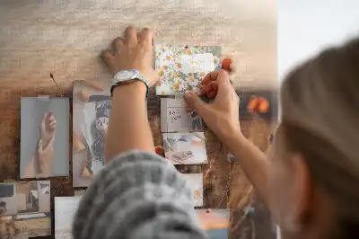 Tableau d’affichage en liège Champ lever du soleil