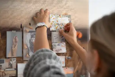 Tableau d’affichage en liège Champ lever du soleil