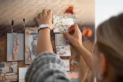 Tableau d’affichage en liège Champ lever du soleil
