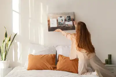 Tableau d’affichage en liège Champ lever du soleil