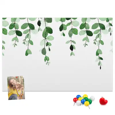 Tableau de liège Composition feuillue murale