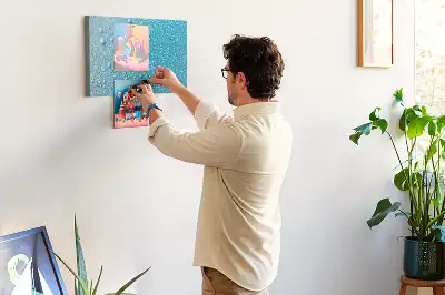 Tableau d’affichage en liège Gouttes d'eau
