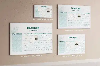 Tableau en liège déco Planificateur d'habitudes