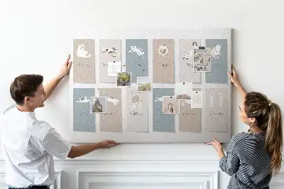 Tableau de liège Calendrier des chats