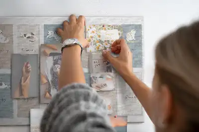 Tableau de liège Calendrier des chats