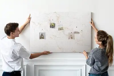 Tableau en liège déco Pierre claire de luxe