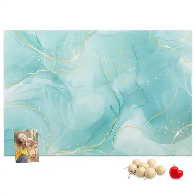 Tableau d’affichage en liège motif art abstrait pierre liquide