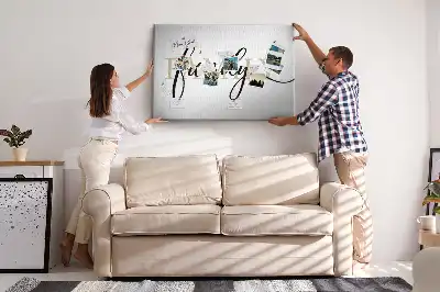 Tableau de liège Mot "family" proches