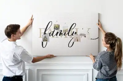 Tableau de liège Mot "family" proches