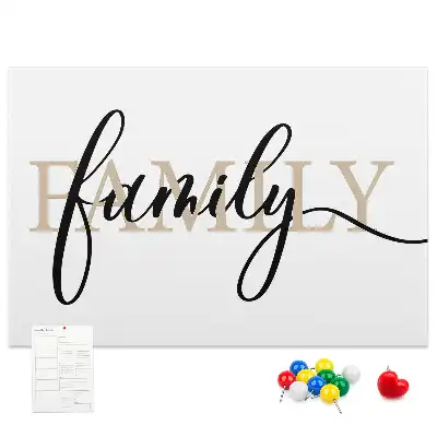 Tableau de liège Mot "family" proches