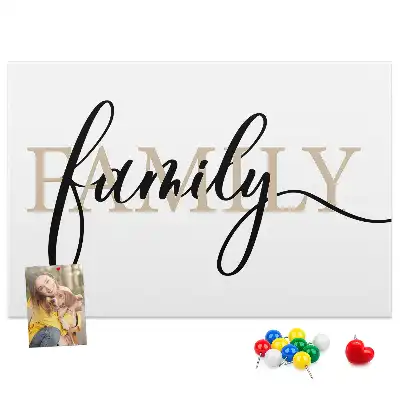 Tableau de liège Mot "family" proches