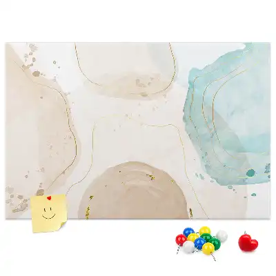 Tableau d’affichage en liège Aquarelle taches