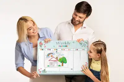 Tableau de liège Répartition hebdomadaire des tâches maison