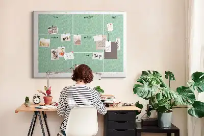 Tableau en liège déco Organisateur de bureau