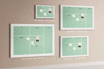 Tableau en liège déco Organisateur de bureau