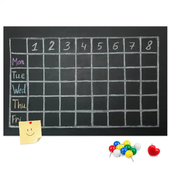 Tableau de liège Emploi du temps de l'enfant