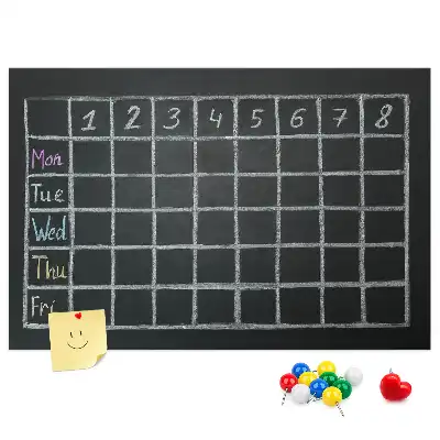 Tableau de liège Emploi du temps de l'enfant