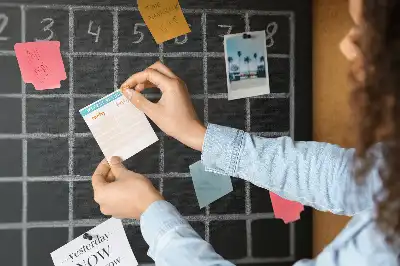 Tableau de liège Emploi du temps de l'enfant