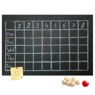 Tableau de liège Emploi du temps de l'enfant