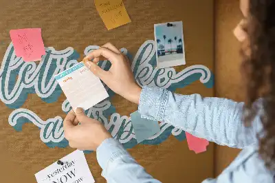 Tableau d’affichage en liège Partons en voyage