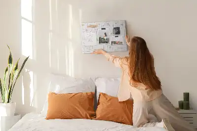 Tableau en liège déco Plan hebdomadaire