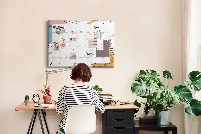 Tableau de liège Organisateur d'affaires