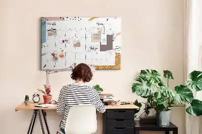 Tableau de liège Organisateur d'affaires