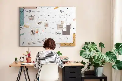 Tableau de liège Organisateur d'affaires