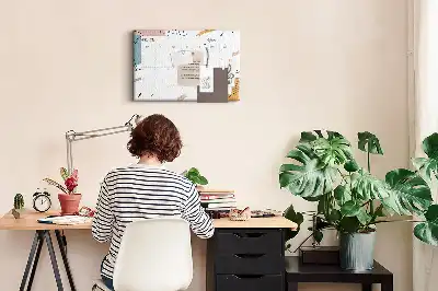 Tableau de liège Organisateur d'affaires