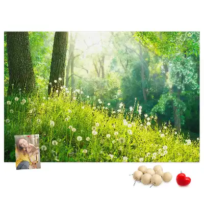 Tableau en liège déco Nature printanière