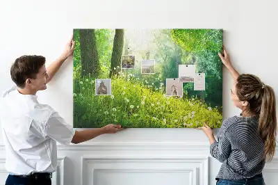 Tableau en liège déco Nature printanière