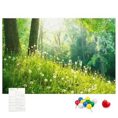 Tableau en liège déco Nature printanière