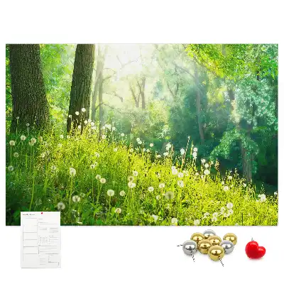 Tableau en liège déco Nature printanière