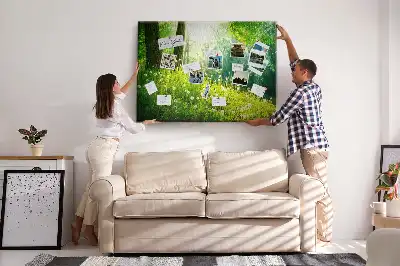 Tableau en liège déco Nature printanière