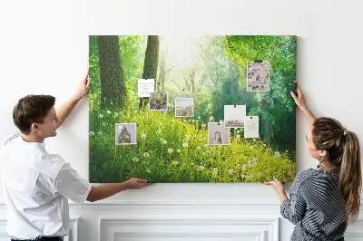 Tableau en liège déco Nature printanière