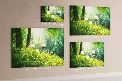 Tableau en liège déco Nature printanière
