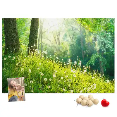 Tableau en liège déco Nature printanière