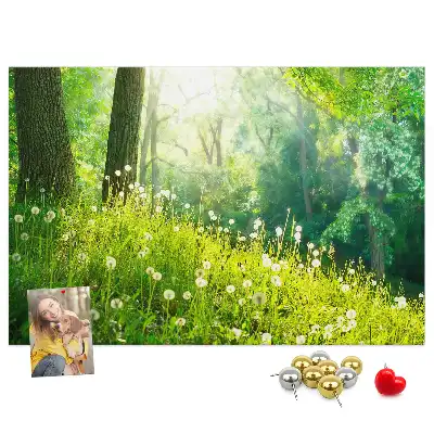 Tableau en liège déco Nature printanière