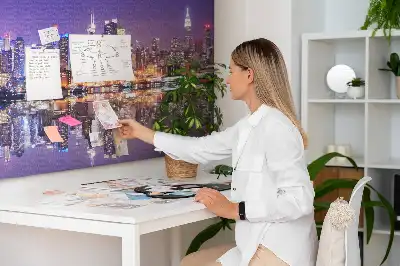 Tableau d’affichage en liège New York la nuit
