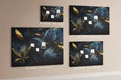 Tableau d’affichage en liège à motifs floraux artistiques