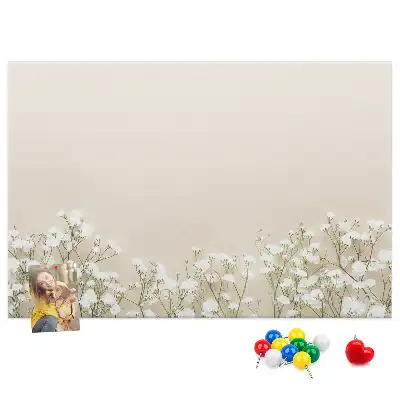 Tableau en liège déco Bourgeons de fleurs ouverts