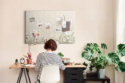 Tableau en liège déco Bourgeons de fleurs ouverts