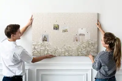 Tableau en liège déco Bourgeons de fleurs ouverts