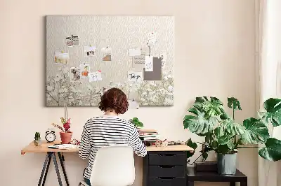 Tableau en liège déco Bourgeons de fleurs ouverts