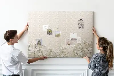Tableau en liège déco Bourgeons de fleurs ouverts