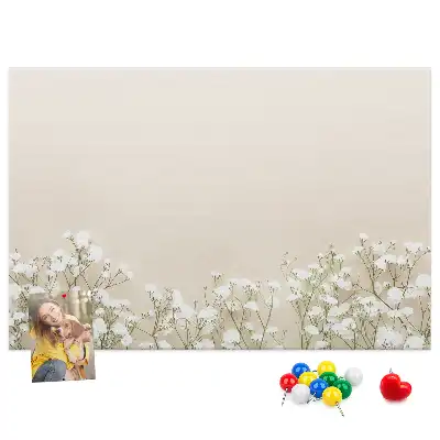 Tableau en liège déco Bourgeons de fleurs ouverts